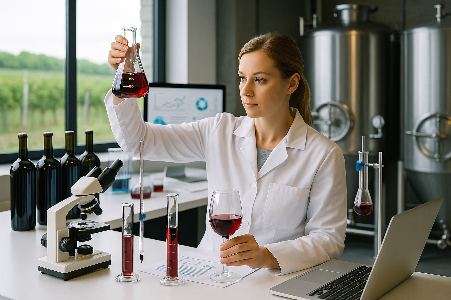 Laboratorijska analiza vina – kemijsko i senzorsko testiranje
